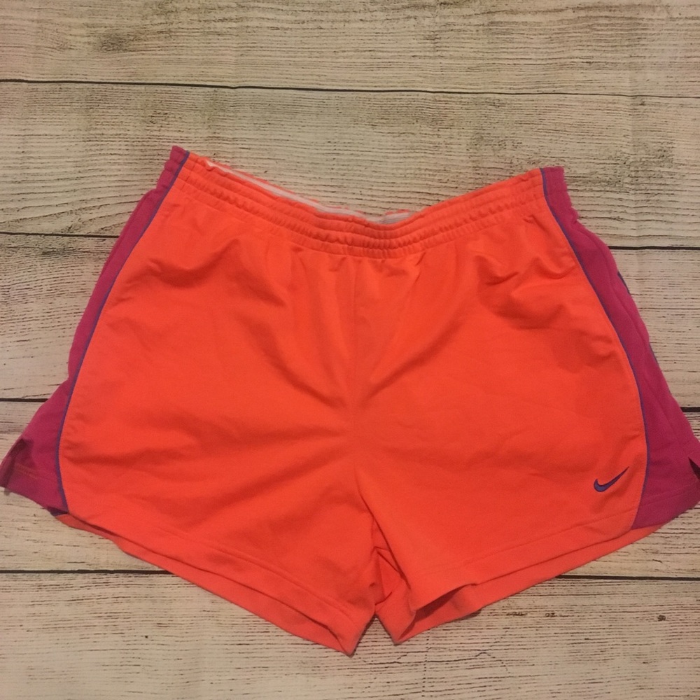Nike Bright Orange Gym Shorts